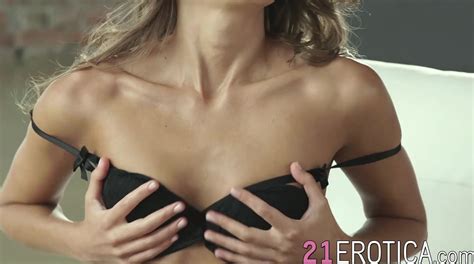 Love Porn Com Presents Beautiful Brunette Babe Sensually Fingering Her Ass