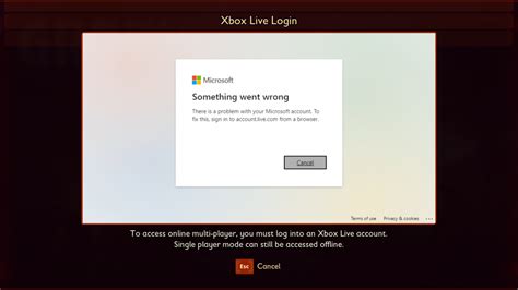 Xbox Sign In With Your Xbox Live Account Issue Grounded Technical