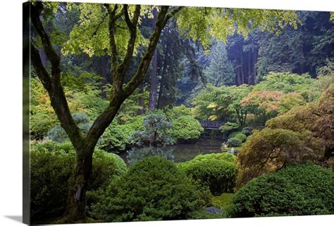 Oregon Pacific Northwest Portland The Strolling Pond In The Japanese