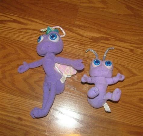 Disney Store A Bugs Life Large Poseable Princess Atta Purple Ant Dot Plush Lot EBay