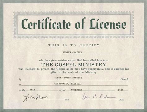 Free Deacon Ordination Certificate Template New Minister