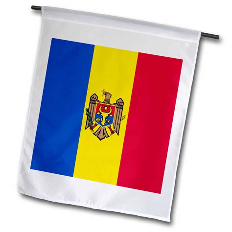 3drose Flag Of Moldova Moldovan Blue Yellow Red Stripes Moldavian