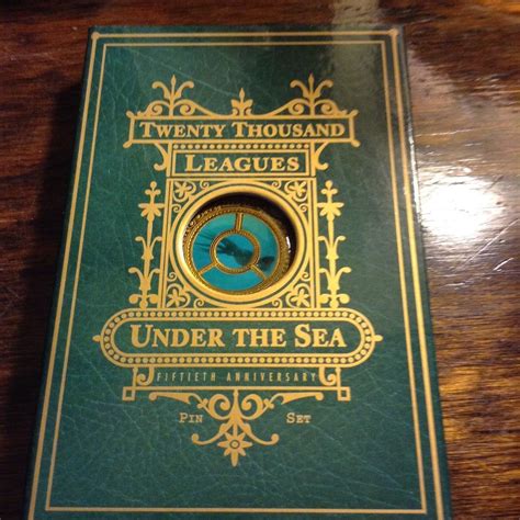Disney 20000 Leagues Under The Sea Nautilus 50th Anniversary 6 Pc Pin