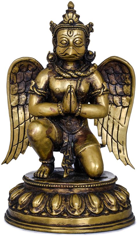 Namaskaram Lord Garuda With Imposing Wings