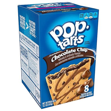 pop tarts frosted chocolate chip toaster pastries 416 g uk grocery