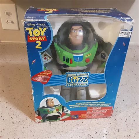Disney Pixar Toy Story 2 Buzz Lightyear Ultimate Talking Action Figure 52 85 Picclick