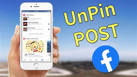 How To Unpin Post On Facebook Mobile Youtube