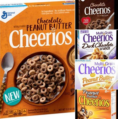Cheerios Cereal Variety Cereal Variety Chocolate Crunch Yummy Food