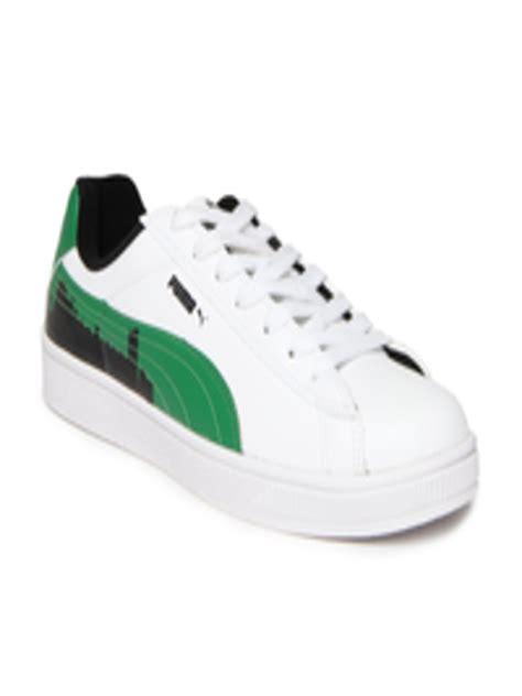 Buy Puma Men White Basket City Ind Casual Shoes Casual Shoes For Men