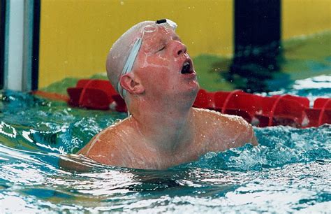 Male Athletes World Swimming Australian Former Swimmer Paul Cross
