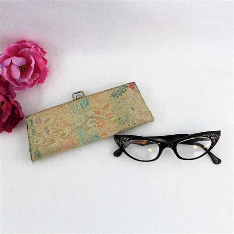 excited to share this item from my etsy shop 1960 s eyeglass case vintage eyeglass case