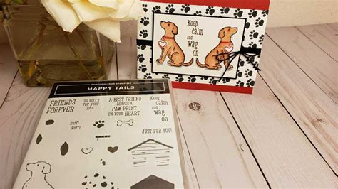 Stampin Up Happy Tails Stamp Set Tutorial Youtube