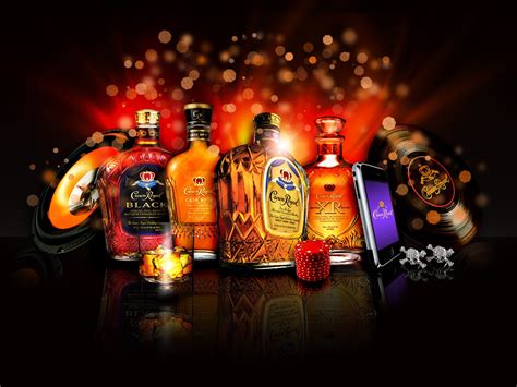 Crown Royal Canadian Whisky Alcohol Wallpapers Hd Desktop And