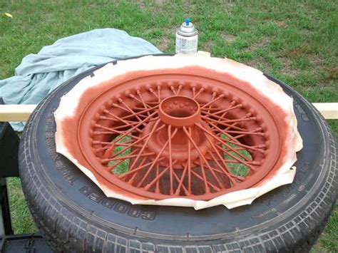 Painting Wire Wheels Page 2 Mgb And Gt Forum The Mg Experience