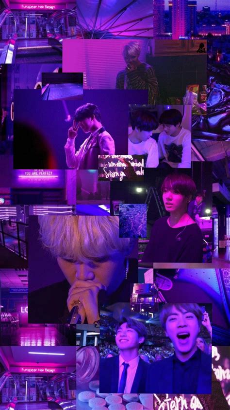 I decided to make an aesthetic for v today. BTS Purple Aesthetic Wallpaper / Credits to Twitter ...