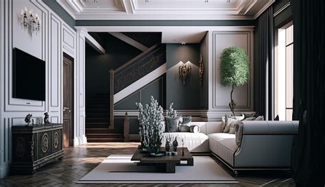Premium Photo Imagine Walls Paint Living Room Interiors Design Ai