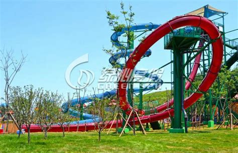 Water Park Fiberglass Water Slides Extreme Water Slides For Swimming Pool Play Equipment