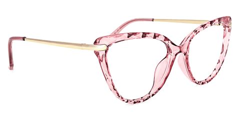 lucas cateye pink glasses zeelool glasses