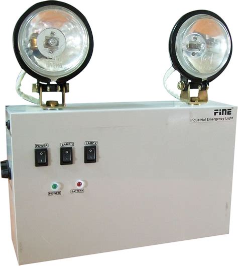 Warm White Fine Industrial Emergency Light 110watts Halogen Twin Lamps