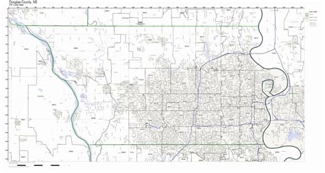 Douglas County Nebraska Map