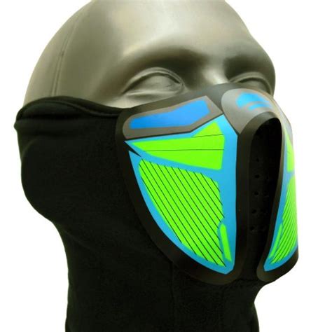 Voice Activated Cyberspace Light Up Mask