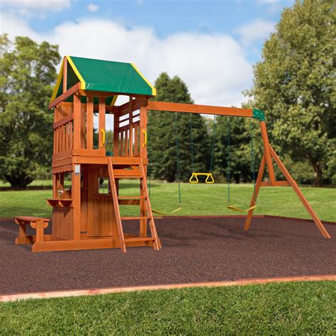 Oakmont Wooden Swing Set Playsets Backyard Discovery