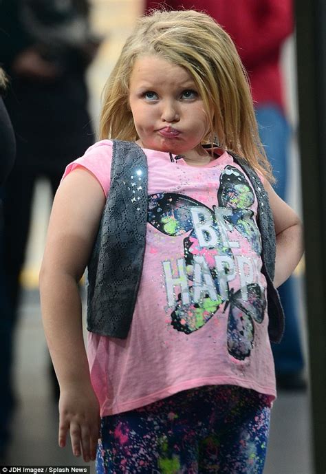 honey boo boo shows off new hair extensions on good morning america daily mail online