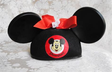 Vintage Mickey Mouse Ears Hat From The Estate Of A Disney Etsy