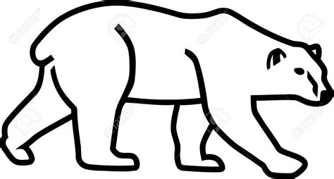 Polar Bear Clipart Black And White Free Download On Clipartmag