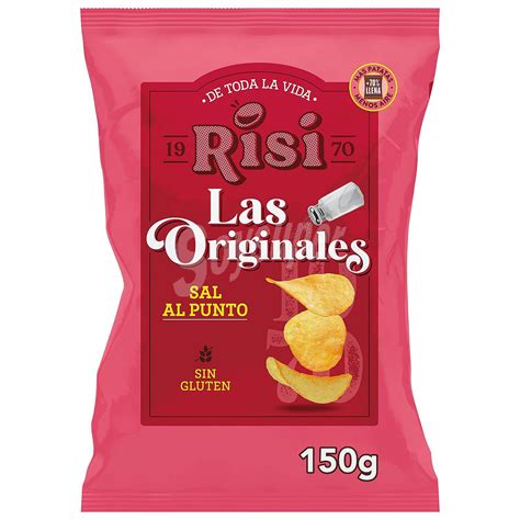 Risi Patatas Fritas Originales Sal Al Punto Sin Gluten 150 G