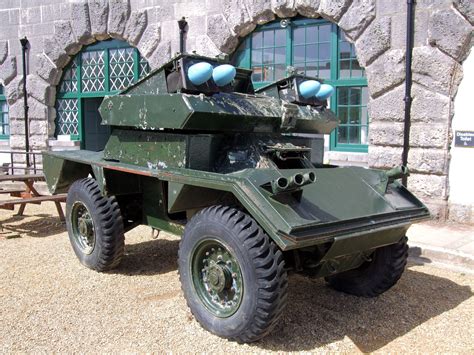 The Vehicle Is A Ferret Mk 5 Armoured Car The Missiles Are Swingfire