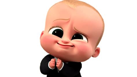 Download Boss Baby Cute Face Transparent Png Stickpng