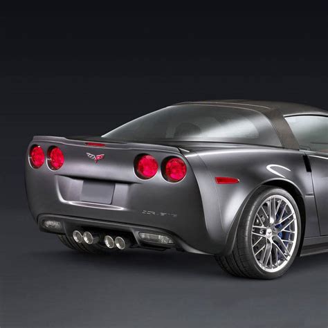 2006 2013 Corvette C6 Acs Zr1 Style Rear Spoiler Carbon Flash