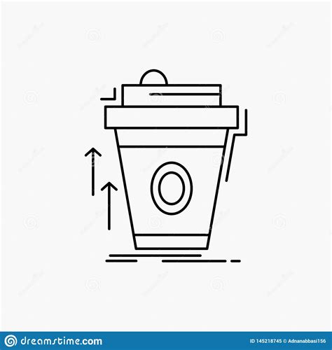 The carb count is the same in the plain, vanilla and hazelnut flavors. Product, Promo, Coffee, Cup, Brand Marketing Line Icon. Vector Isolated Illustration Stock ...