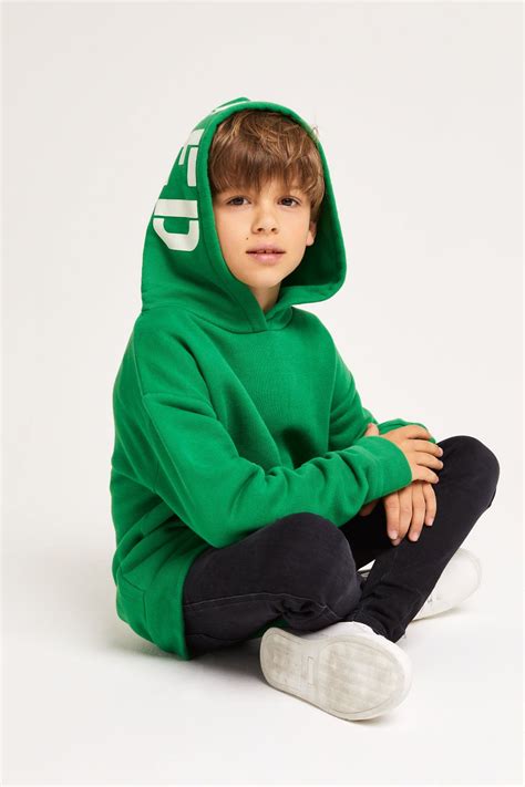 Kids Hooded Sweatshirt With Closed Logo Boys Summer Outfits Kids