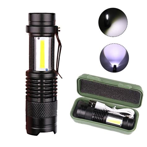 Xpepolice Cree Mini Led Built In Battery Flashlight Rechargeable