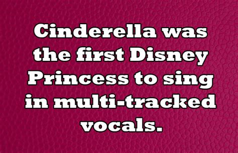 Interesting Facts About Princess Cinderella Mental Itch