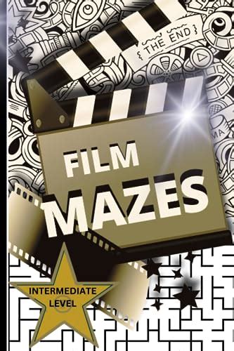 Film Mazes 6 X9 50 Pages 24 Single Page Square Maze Puzzles With