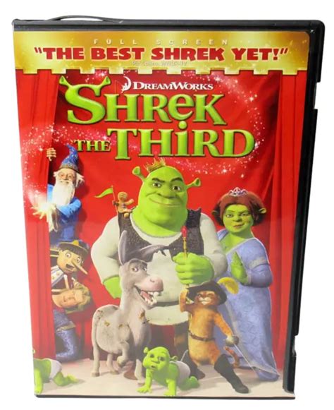 Shrek The Third Dvd 2007 Full Screen Version 300 Picclick