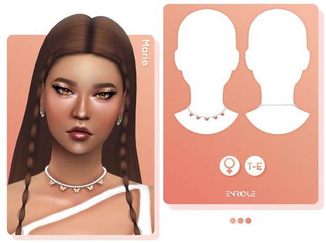 Enriques4 Marie Necklace Enriques4 Sims 4 Sims Sims 4 Piercings