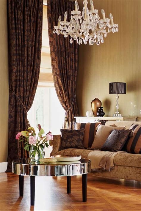 21 Brown Curtain Ideas For Living Room