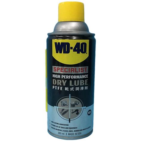 Wd 40 Specialist Dry Lube Ptfe High Performance 360ml Wd40 Dry