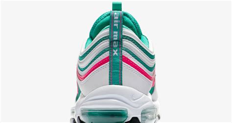 Nike Air Max 97 White And Kinetic Green And Pink Blast Erscheinungsdatum Nike Snkrs At