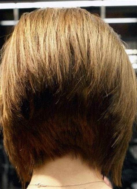 Wedge hairstyles are marked by short layers in t. Back View of 45-Degree Short Wedge Bob Haircut | Styles Weekly