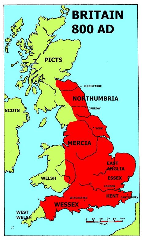 Maps Of Anglo Saxon England Tha Engliscan Gesithas Saxon History