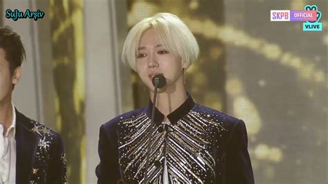 180125 Seoul Music Awards Super Junior Bonsang Ödül Konuşması Türkçe