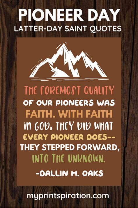 Pioneer Day Quotes Pioneer Day Saint Quotes Inspirational Quotes