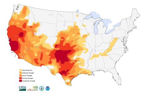 Maps are a terrific way to learn about geography. Map Shows Half of the U.S. Suffering Drought Conditions ...
