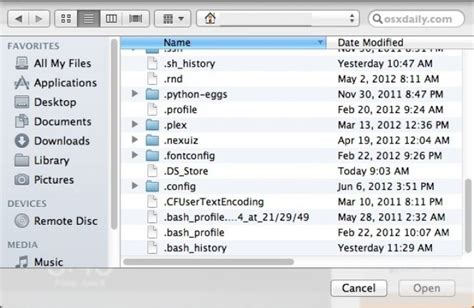 How To Show And Hide Files On Mac Os X