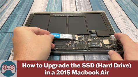 How To Upgrade The Hard Drive Nvme Ssd In A 2015 Macbook Air Youtube